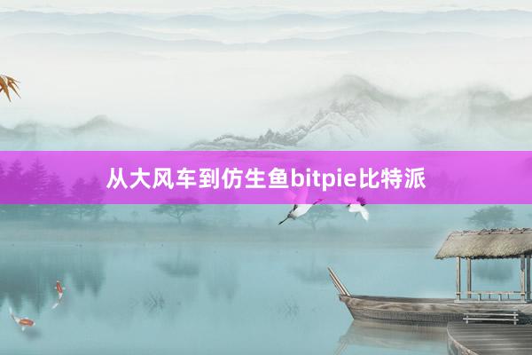 从大风车到仿生鱼bitpie比特派