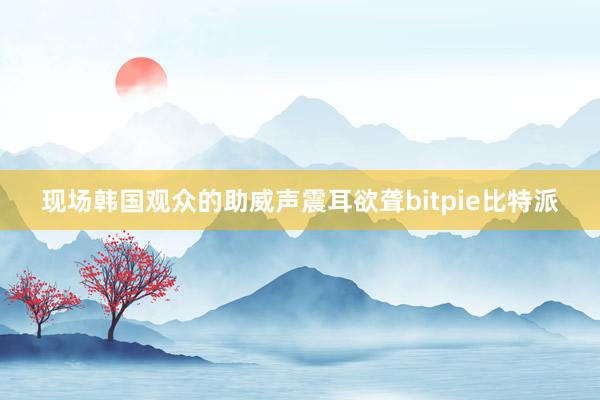 现场韩国观众的助威声震耳欲聋bitpie比特派